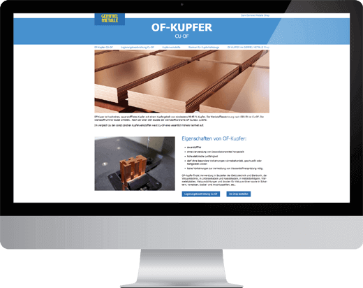 Landing Page - OF Kupfer